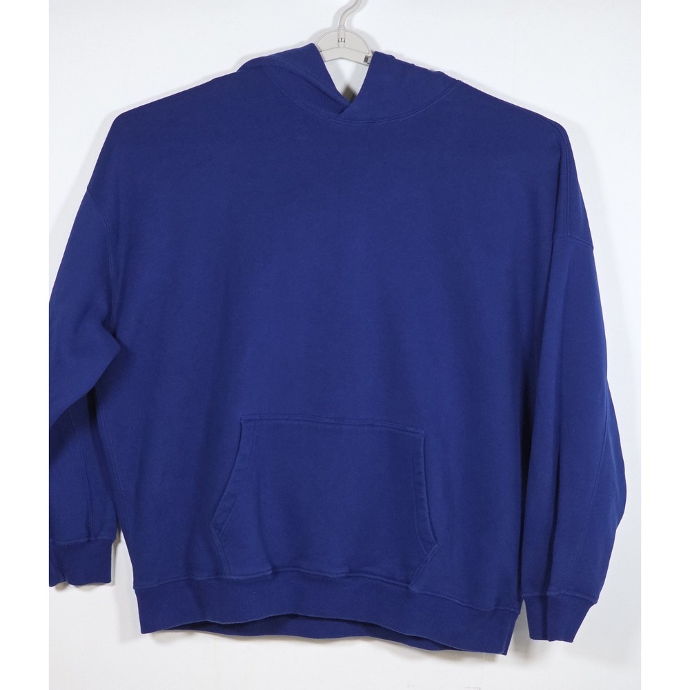 Abercrombie Fitch Mens 3XL Blue Soft AF Pullover Hoodie Sweatshirt Fleece